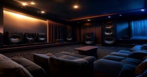 кинотеатр комната квадратная акустика — 360space.ru