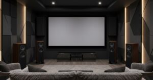 диван расположение акустика кинотеатр — 360space.ru