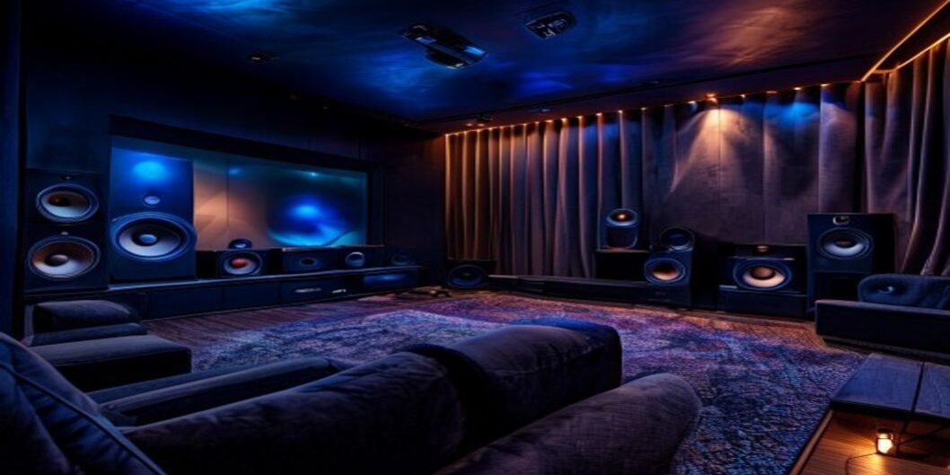 диван расположение акустика кинотеатр — 360space.ru